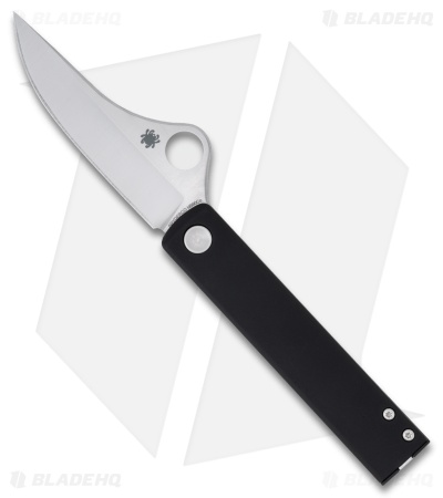 Spyderco Essenza Knife Black Aluminum Satin N690Co