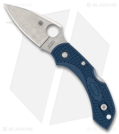 Spyderco Dragonfly 2 Lockback Knife Cobalt Blue FRN (2.25" Satin SPY27) C28PCBL2