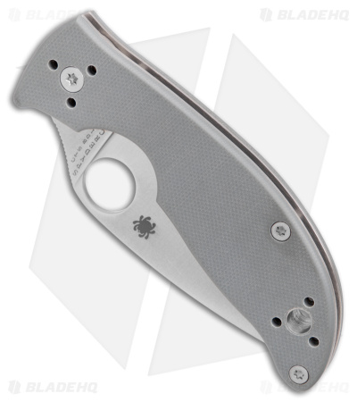 Spyderco Alcyone Liner Lock Knife Gray G-10 (2.75" Satin) C222GPGY