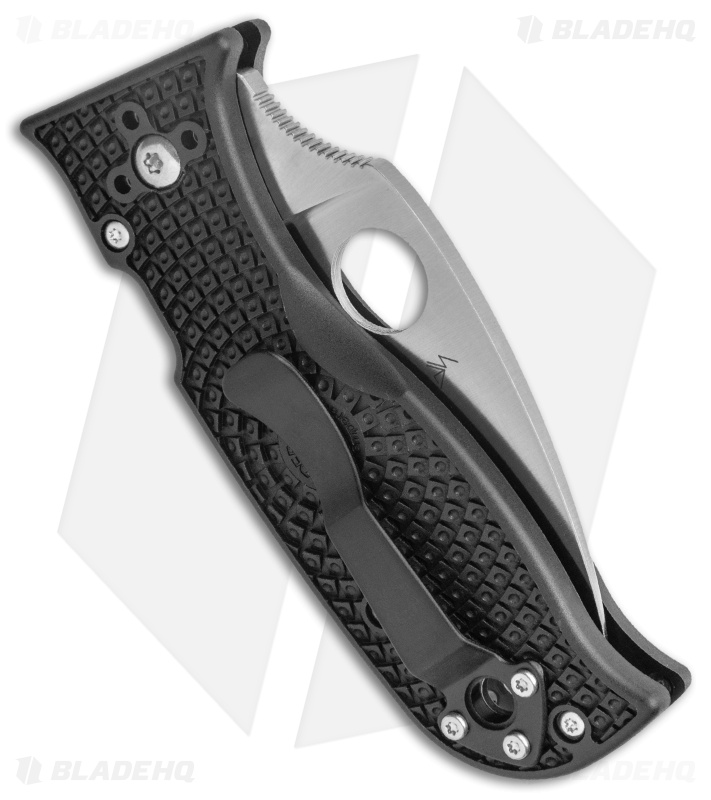 Spyderco Lil' Temperance 3 Lightweight Knife Black FRN (2.9" Satin) C69PBK3
