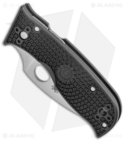 Spyderco Lil' Temperance 3 Lightweight Knife Black FRN (2.9" Satin) C69PBK3