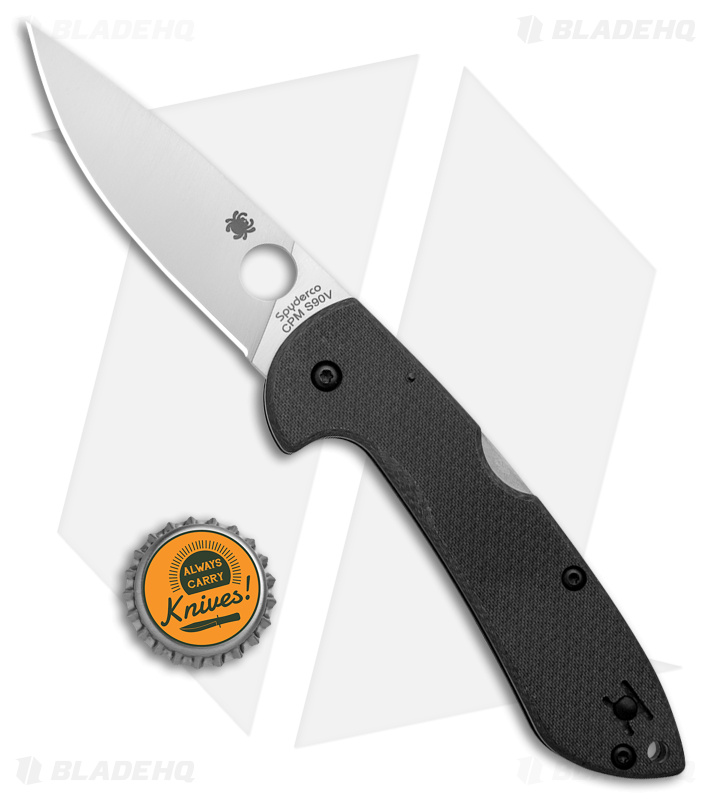 Spyderco Siren Lockback Knife Sprint Run Carbon Fiber (3.6" Satin S90V) C247CFP