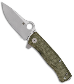 Spyderco SpyMyto Frame Lock Knife Micarta/Titanium (3.3" Satin M398) C265MTIP