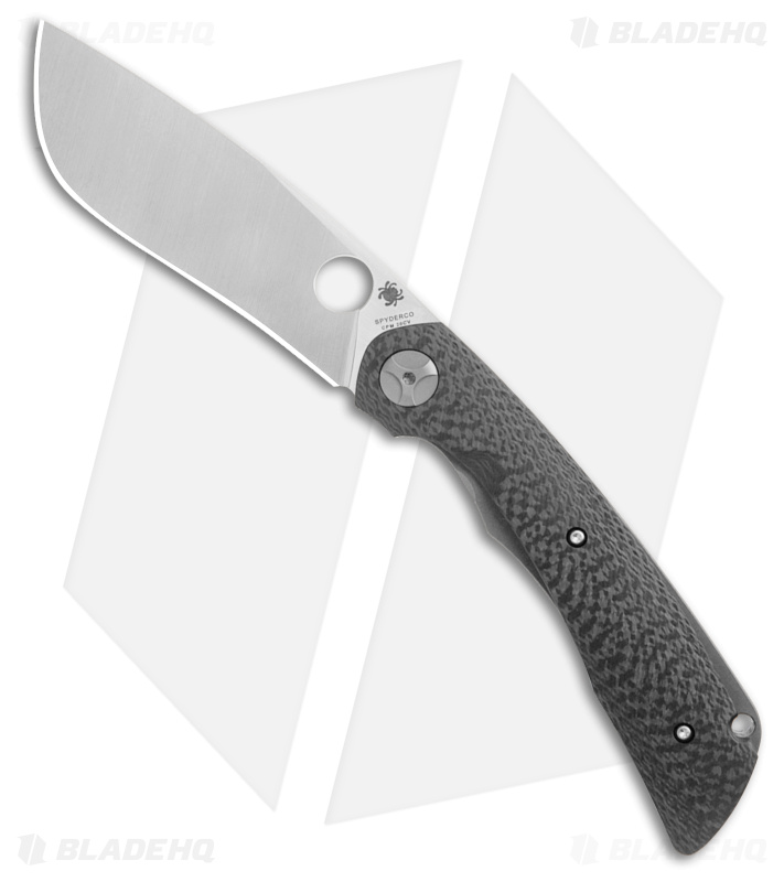 Spyderco Subvert Knife Sprint Run Carbon Fiber (4.14" Satin CPM 20CV) 