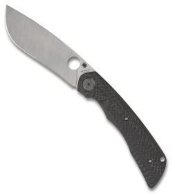 Spyderco Subvert Knife Sprint Run Carbon Fiber (4.14" Satin CPM 20CV) 