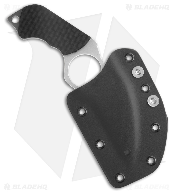 Spyderco Swick 5 Fixed Blade Knife Black G-10 (2.73" Satin) FB14P5