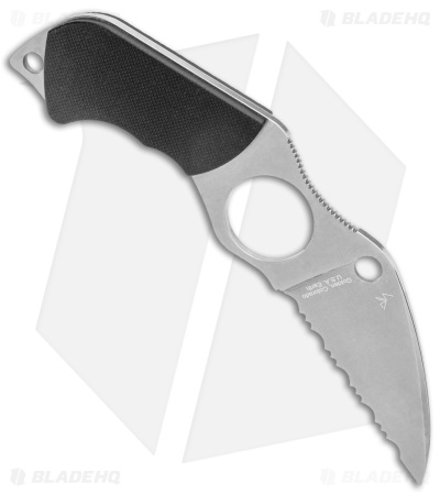 Spyderco Swick 6 Fixed Blade Knife G-10 (1.9" SW Serr LC200N) FB14S6