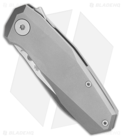 ステルスデック Ver, 1.2 Spyderco Techno 3 Frame Lock Knife Titanium (2.6
