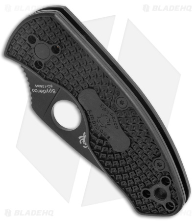 Spyderco Ambitious Lightweight Knife Black FRN (2.25" Black) C148PBBK