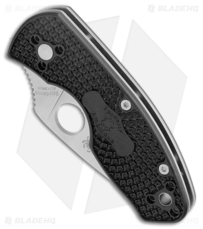 Spyderco Ambitious Lightweight Knife Black FRN (2.25" Satin) C148PBK