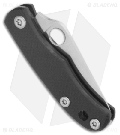 Spyderco Bug Slip Joint Knife Black G-10 (1.3" Satin 12c27)*DISC*