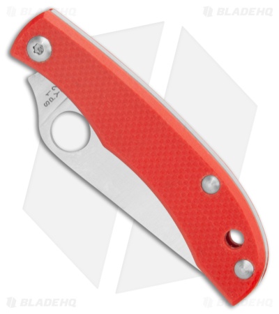 Spyderco Honeybee Slip Joint Knife Red G-10 (1.7" Satin 12c27)