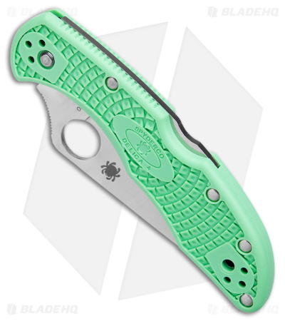Spyderco Delica 4 M4 Knife Mint FRN (2.88" Satin) C11FPGRM4
