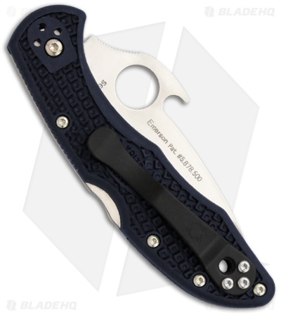 Spyderco Delica 4 Knife Emerson Opener FRN Folder (2.88" Satin) C11PGYW
