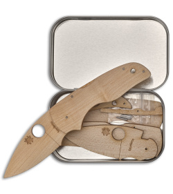 Spyderco Lil Native Knife Wooden Kit - WDKIT2