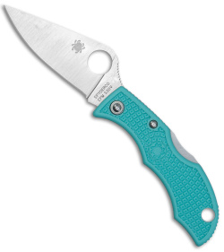 Spyderco Ladybug 3 Folding Knife Teal FRN (1.94" S30V) LTLP3 