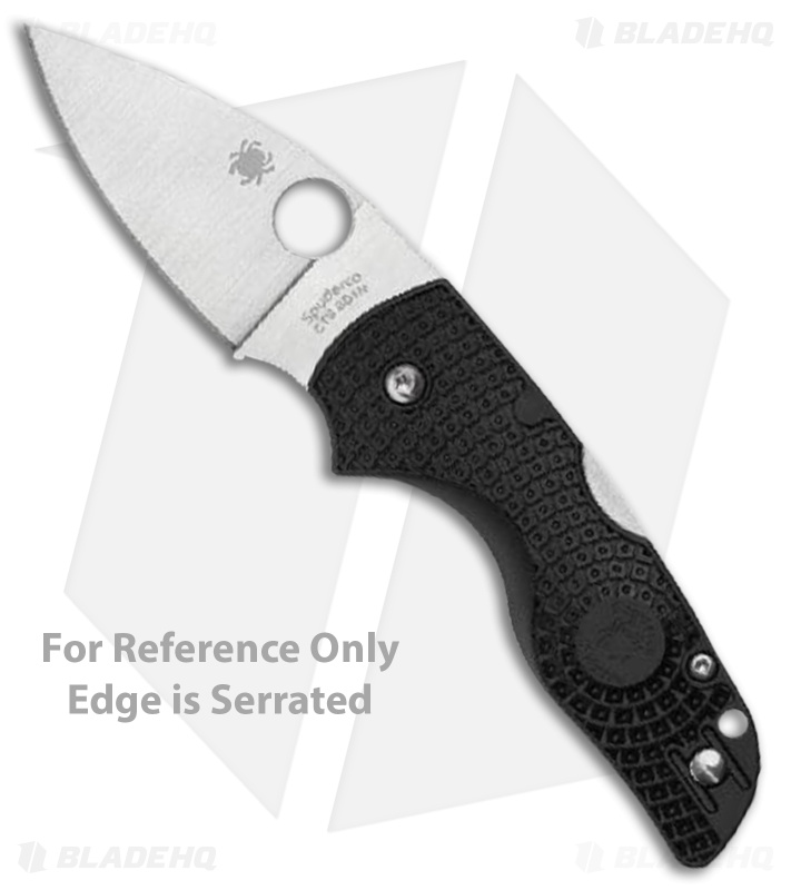 Spyderco Lil' Native Lightweight Serrated Satin - Blade HQ