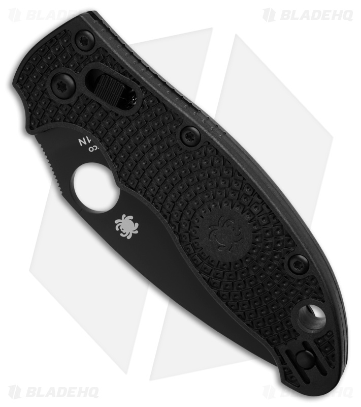 Spyderco Manix 2 Lightweight Knife Black FRCP (3.37" Black CTS-BD1N) C101PBBK2 
