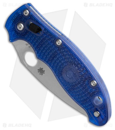 Spyderco Manix 2 Lightweight Knife Translucent Dusk Blue 86mm (3.39" Satin) 