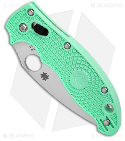 Spyderco Manix 2 M4 Lightweight Knife Mint Green (3.37" Satin) C101PJGR2