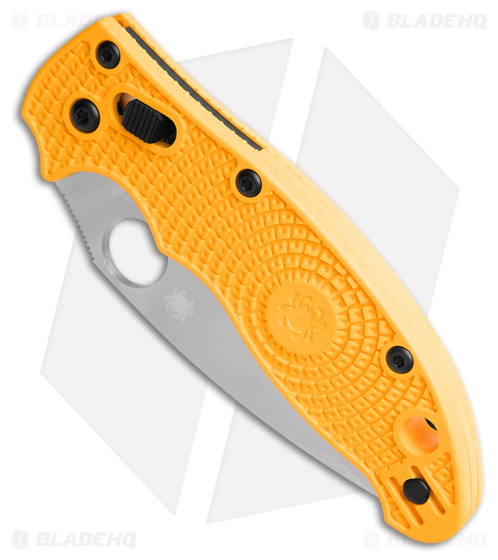 Spyderco Manix 2 MagnaCut Lightweight Salt Knife Yellow Polymer (3.4" Satin)