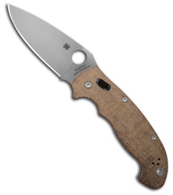 その他 Spyderco - Spyderco balance knife Spyderco Balance Blue G-10/Steel Downturned Satin CPM SPY27