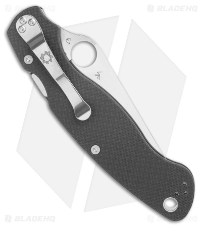 Spyderco Military 2 Compression Lock Knife Black Carbon Fiber (4" Satin S90V)