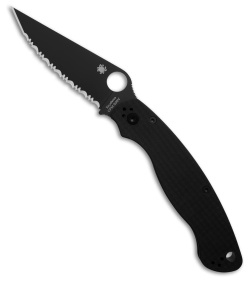 【定価5.2万✨】Deuxieme Classe BLACK Military Spyderco Military 2 | Black G-10 | Black | Blade HQ