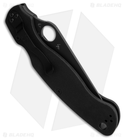 Spyderco Military 2 Compression Lock Knife Black G-10 (4" Black Full Serr S30V)