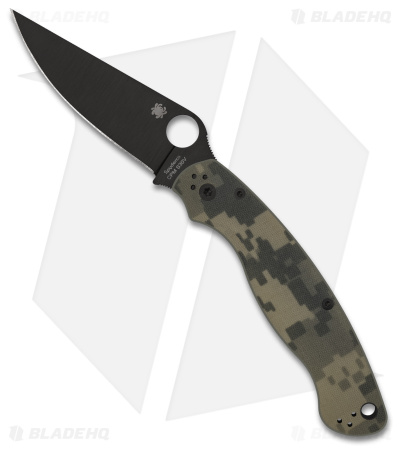 Spyderco Military 2 Compression Lock Knife Camo G-10 (4" Black S30V)
