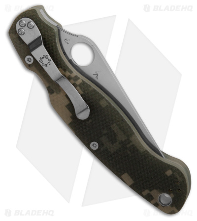 Spyderco Military 2 Compression Lock Knife Camo G-10 (4" Satin S30V)