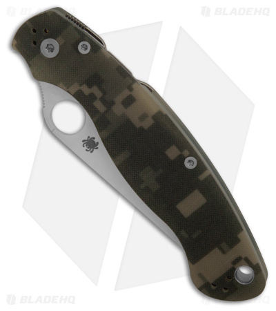 Spyderco Military 2 Compression Lock Knife Camo G-10 (4" Satin S30V)
