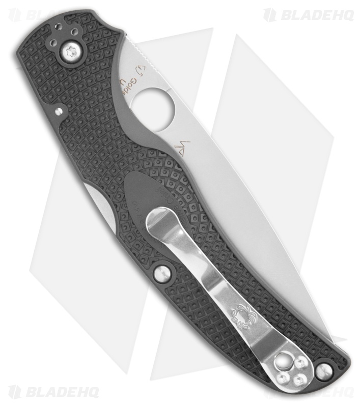 Spyderco Native Chief Knife | Black Full Serrated Satin