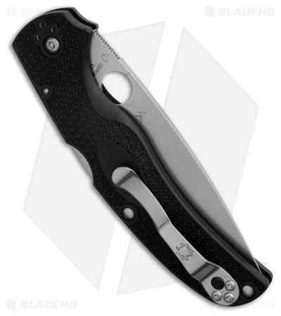 Spyderco Native Chief Lightweight Knife Black FRN (4" Satin) C244PBK