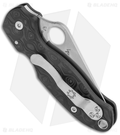 Spyderco Para 3 Raindrop CF + Flytanium G-10 - Blade HQ