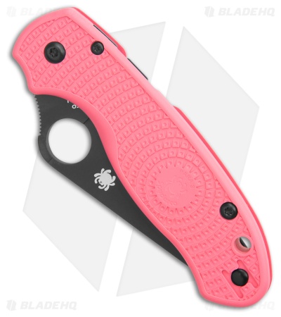 Spyderco Para 3 Lightweight Compression Lock Pink FRN (3" Black) C223PPNBK