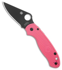 Spyderco Para 3 Lightweight Compression Lock Pink FRN (3" Black) C223PPNBK