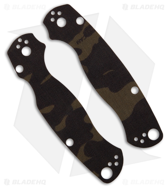 Ripp's Garage Tech Spyderco Paramilitary 2 Cordura Skin Set - Multi Camo Black