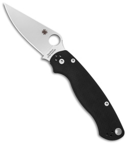 Spyderco Paramilitary 2 Compression Lock Knife G-10 (3.4" Satin S45VN) C81GP2