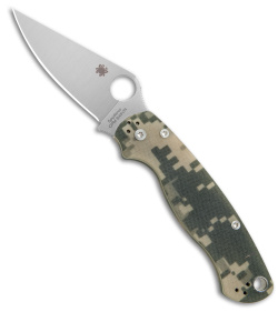 Spyderco Paramilitary 2 Knife Digi Camo (3.4" Satin S45VN) C81GPCMO2