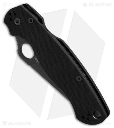 Spyderco Paramilitary 2 Exclusive Tanto Compression Lock Knife G-10 (3.4" Black)