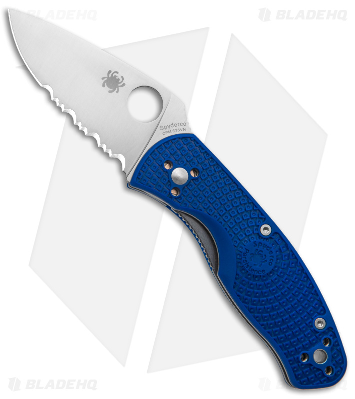 Spyderco Persistence Lightweight Liner Lock Knife Blue (Satin S35VN Serr)