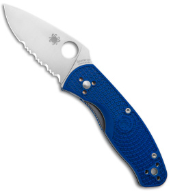 Spyderco Persistence Lightweight Liner Lock Knife Blue (Satin S35VN Serr)