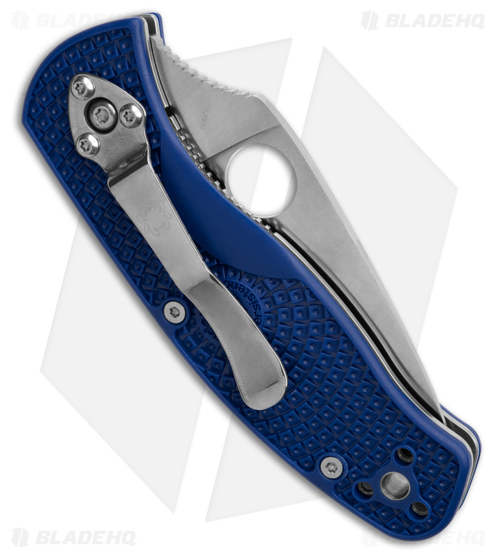 Spyderco Persistence Lightweight Liner Lock Knife Blue (Satin S35VN Serr)