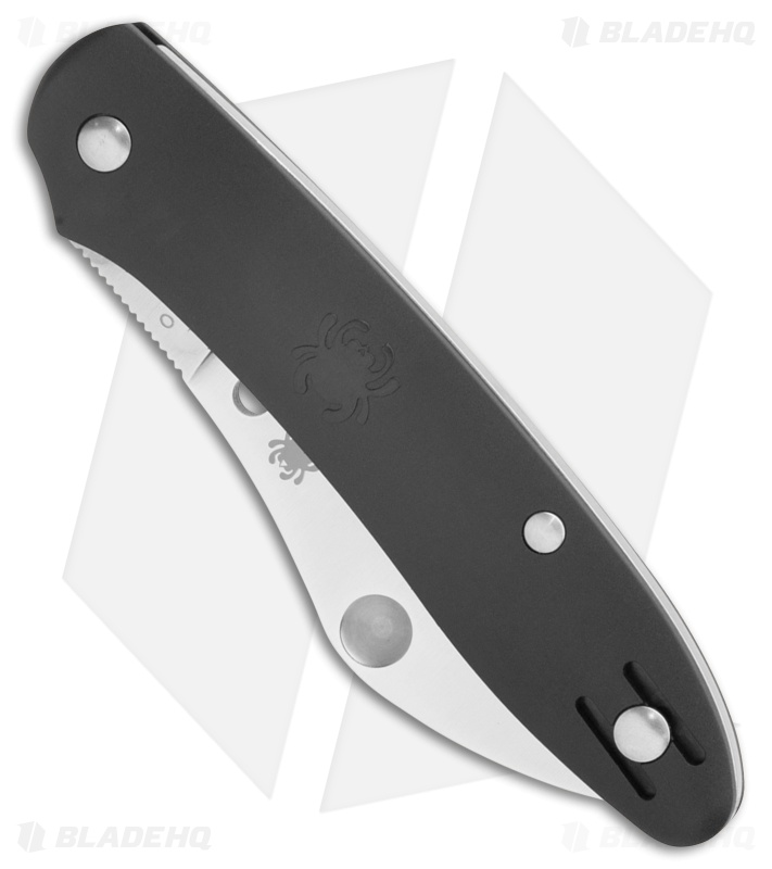 Spyderco Roadie XL Clip Joint Lock Knife Black FRN (2.7" Satin M398)