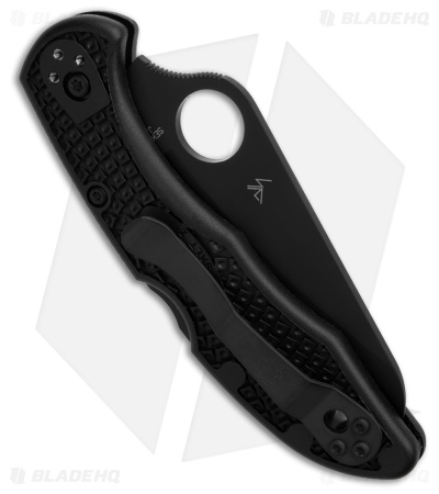 Spyderco Salt 2 H2 Lock Back Knife Black FRN (3" Black Full Serr) C88SBBK2