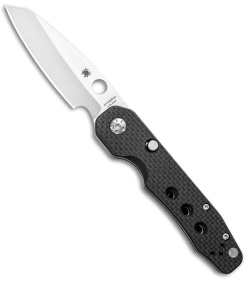 Spyderco Smock Compression Lock Knife Carbon Fiber (3.3&quot; Satin) | 91557