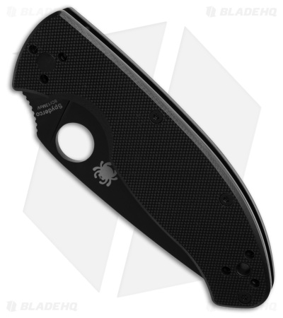 Spyderco Tenacious Liner Lock Knife G-10 (3.39" Black) C122GBBKP 