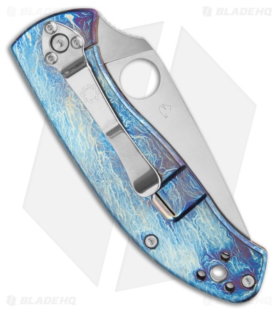 Spyderco Tenacious R.I.L. Knife Disarray Titanium (3.4" Satin D2)