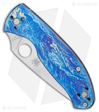 Spyderco Tenacious R.I.L. Knife Disarray Titanium (3.4" Satin D2)